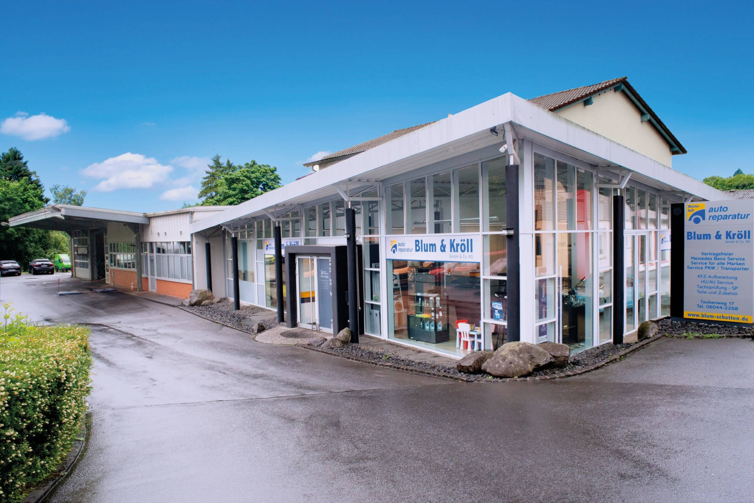 Autoreparatur Blum & Kröll auf Taubenweg Bild: Autoreparatur Blum & Kröll auf Taubenweg